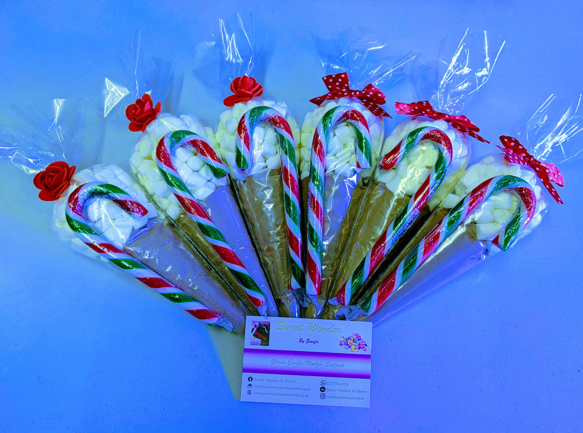 Elegant Festive Hot Chocolate Cones