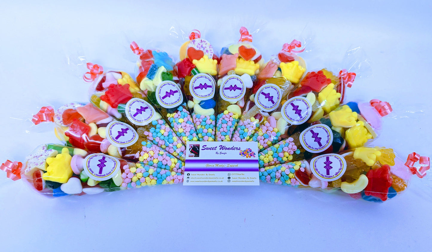 Tasty Halal/Vegan Sweet Cones - Party Favours