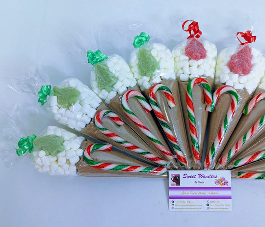 Elegant Festive Hot Chocolate Cones