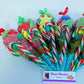 Colourful Christmas sweet cones, filled with festive treats including candy canes, lollipops, gummy bears, and more! Each cone comes beautifully presented, making it a perfect festive treat for children, Christmas parties, school celebrations, and stocking fillers. 🎅🎁

✨ A little cone of Christmas magic in every bite! ✨