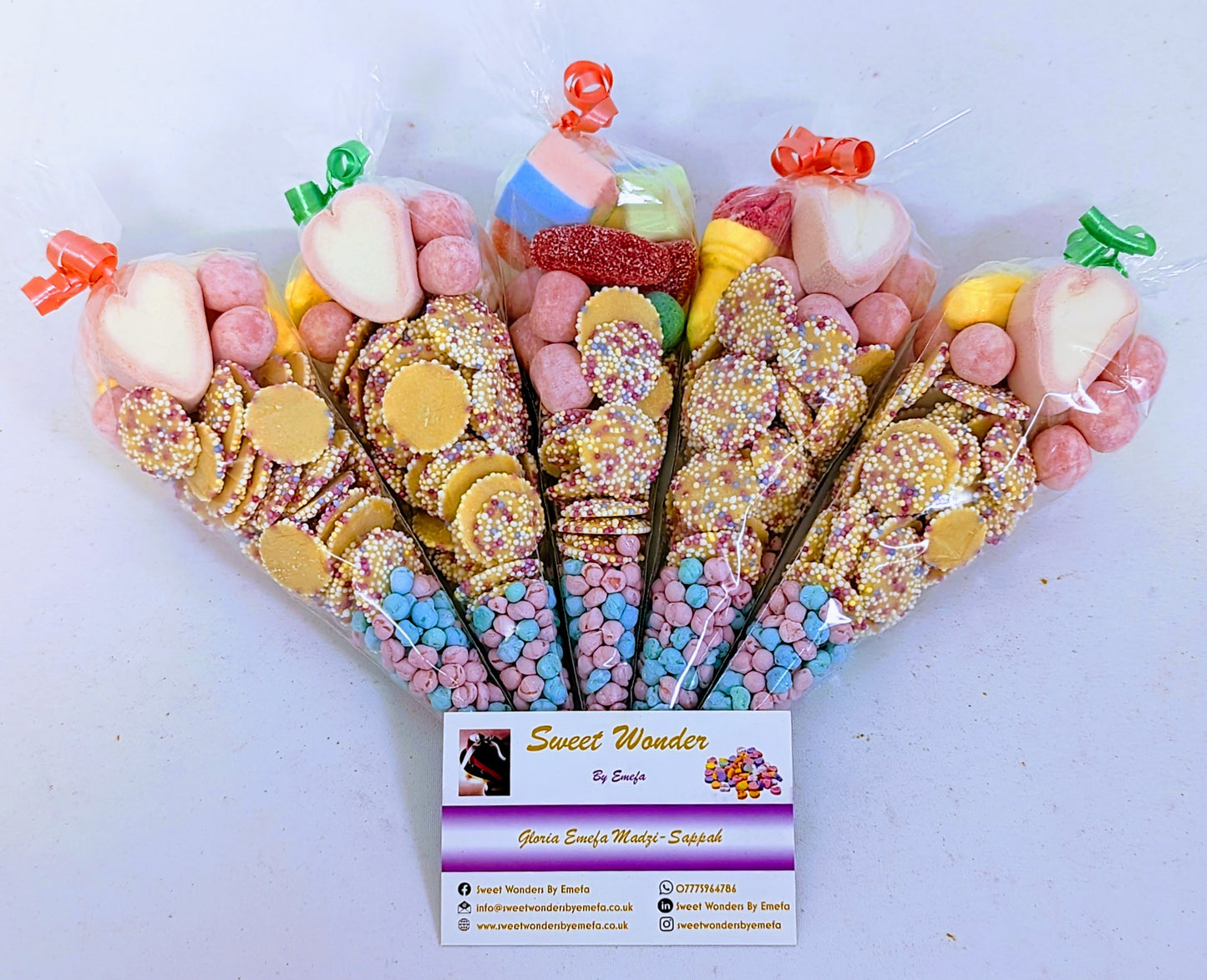 Chocolate Jazzies Sweet Cones-Party Favours