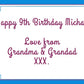 Personalised Retro Sweet Gift