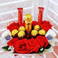 Prosecco Yankee Candles Floral Chocolate Bouquets for any occasion in UK