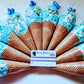 Deluxe Brilliant Blue Sweet Cones - Party Favours