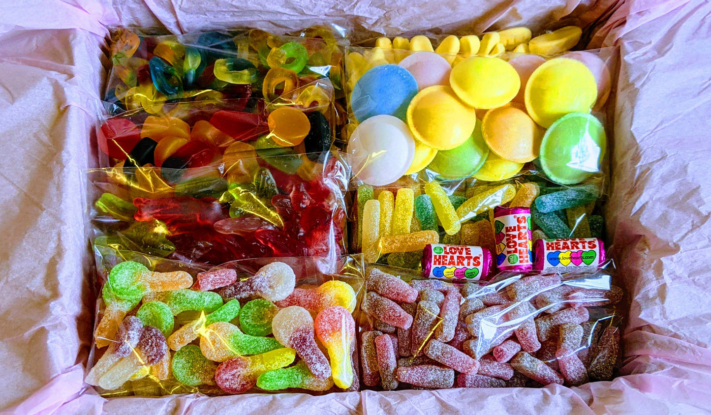 Deluxe Retro Sweets box in UK