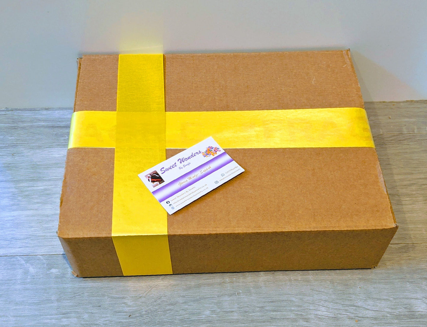 customized Vegan Sweet Hamper  with customized package from emefa
