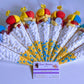 Multi colour Mix Sweet Cones with personalised message