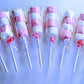 Pink and White Marshmallow Kebabs