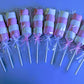 Pink and White Marshmallow Kebabs