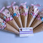 Luxury Pink & Blue Sweet Cones-All occasion Favours