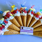 Deluxe Large Rainbow Sweet Cones - Colourful Party Favours