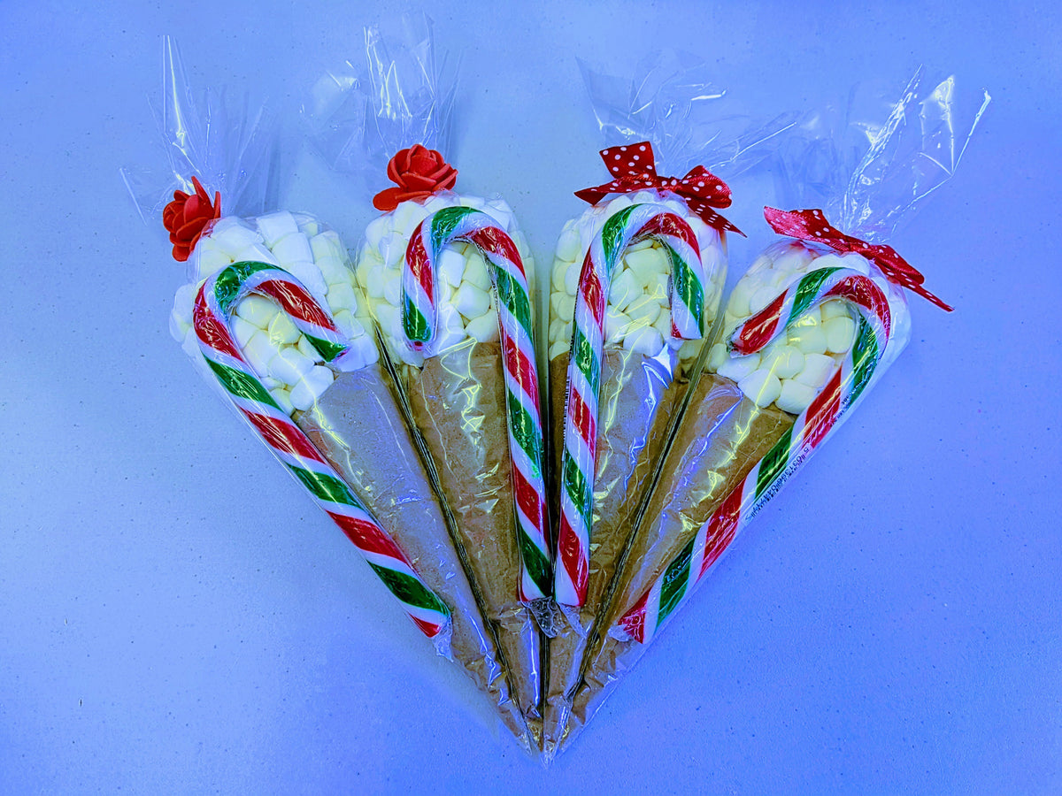 Elegant Festive Hot Chocolate Cones