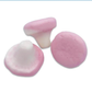 Custom pink coloured mushroom shape sweet for wedding and event in UK
