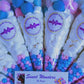 Pink,White and Blue Sweet Cones/Party Bag